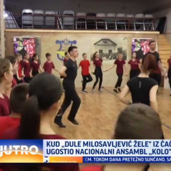 KUD iz Čačka ugostio Nacionalni ansambl "Kolo" VIDEO