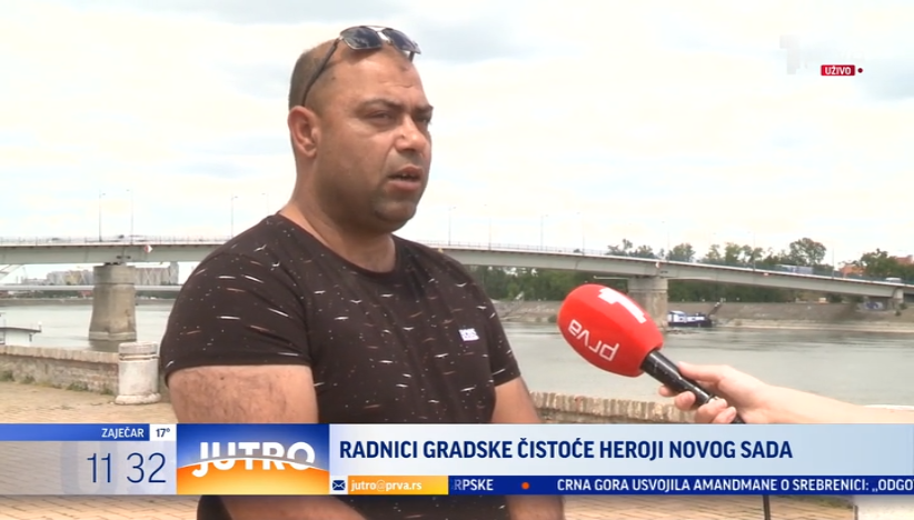 Radnici "Gradske čistoće" heroji Novog Sada