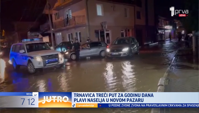 Trnavica treći put plavi naselja u Novom Pazaru