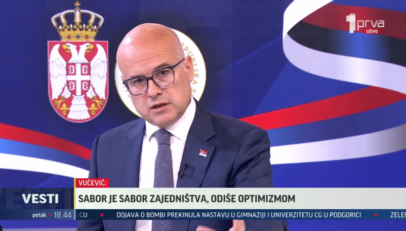 Vučević gostovao na TV Prva