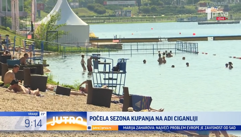 Počela kupališna sezona na Adi Ciganliji