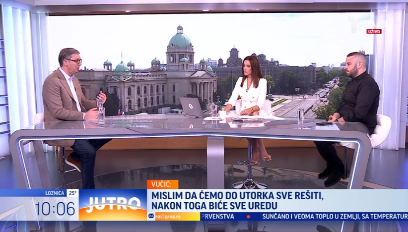 Vučić na TV Prva