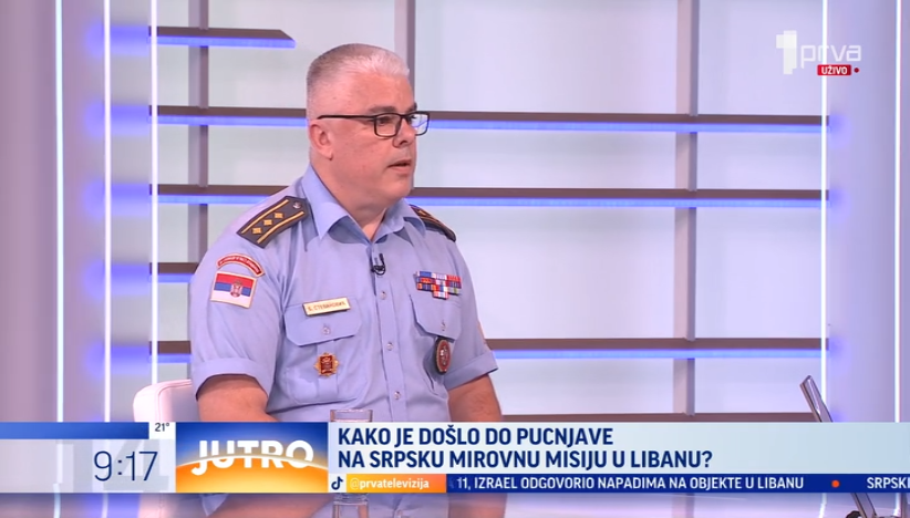 Pucnjava na Vojsku Srbije u Libanu