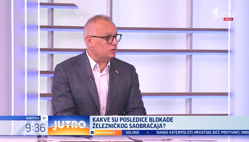 Vesić: Uspostavljen redovan železnički saobraćaj, protiv organizatora blokade tužbe