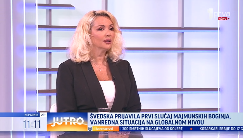 Darija Kisić o majmunskim boginjama: "Vakcinisani su zaštićeni"