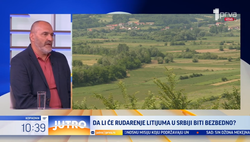 Gost Jutra Aleksandar Cvijetić, profesor Rudarsko-geološkog fakulteta o rudarenju litijuma