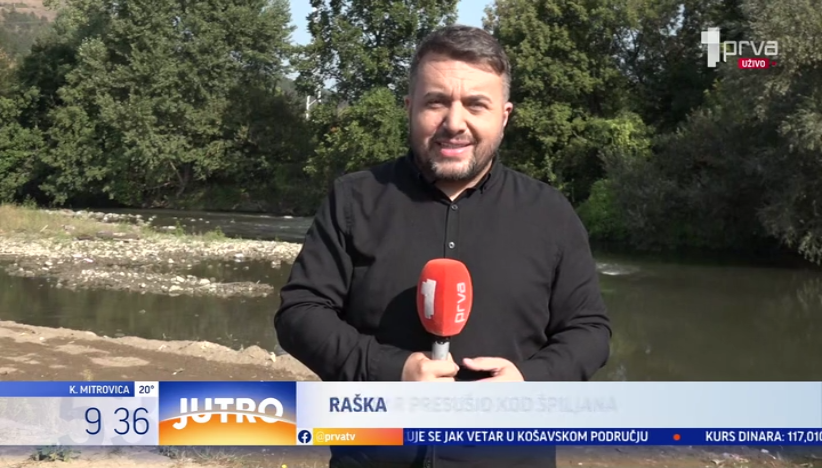 Ibar presušio kod Špiljana