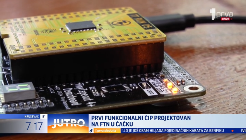 FTN u Čačku zauzeo svoje mesto na globalnoj mapi: Projektovan prvi funkcionalni čip