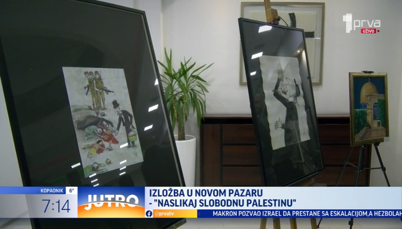 Još jedna humana izložba: Novopazarci pružaju podršku Palestini