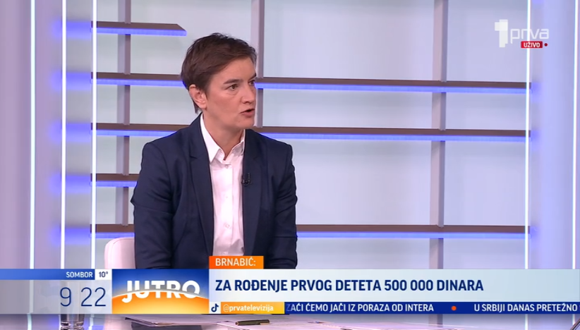 Gost Jutra predsednica Narodne skupštine Ana Brnabić