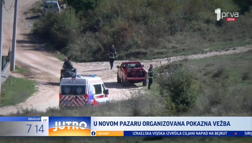 Organizovana važna pokazna vežba u Novom Pazaru