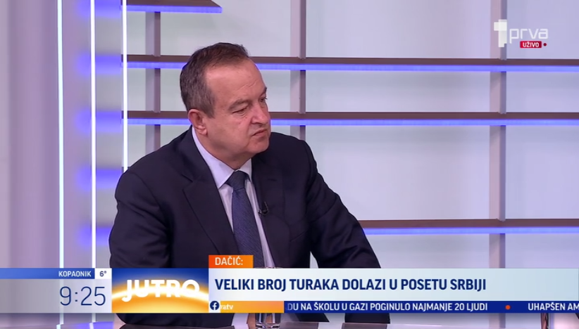 Ministar unutrašnjih poslova Ivica Dačić gost Jutra