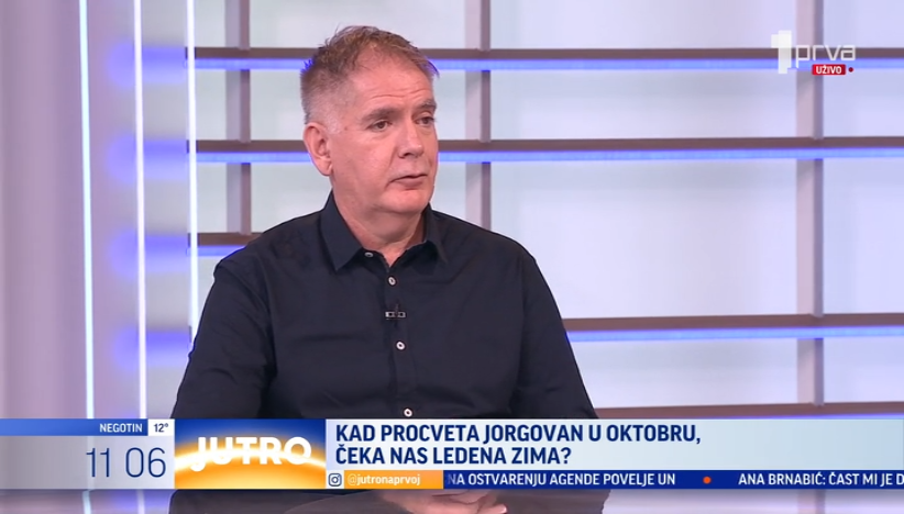 Meteorolog Ivan Ristić, gost Jutra