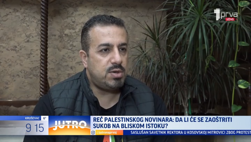 Palestinski novinar za TV Prvu: Izrael nije odgovarao za dosadašnje sukobe, ne očekuju ni da će za ovaj