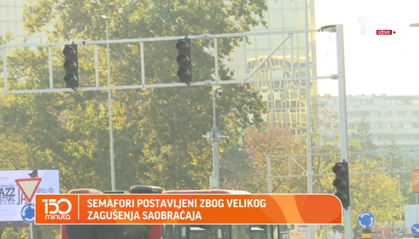 Postavljeni semafori zbog zagušenja saobraćaja