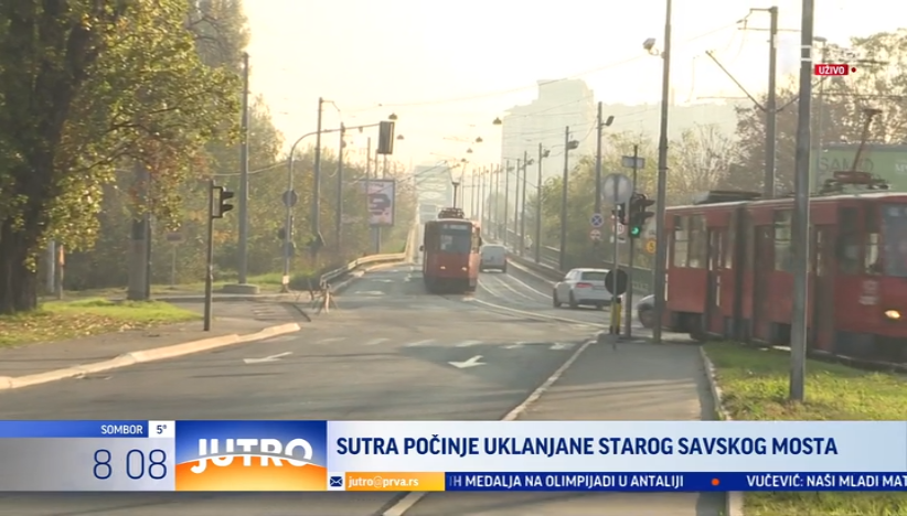 Velike promene u saobraćaju; Zatvara se Savski most