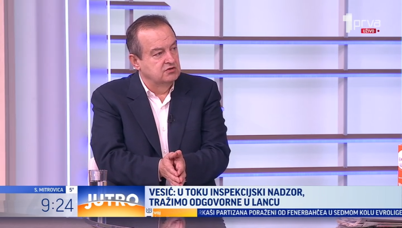 Dačić gost Jutra na TV Prva