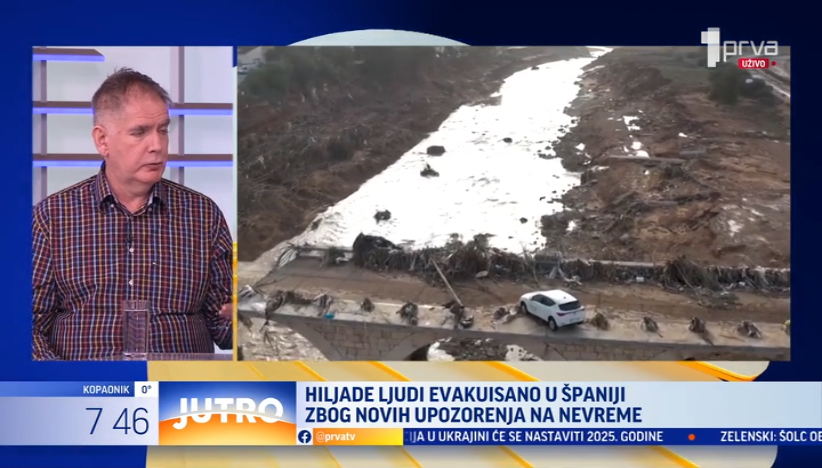 Meteorolog Ivan Ristić i Miloje Perović gosti Jutra na TV Prva