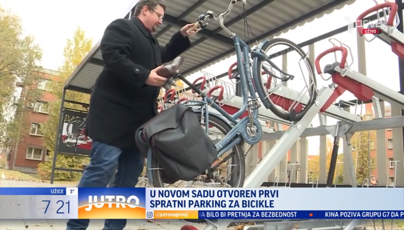 Evo gde se nalazi jedini spratni parking za bicikle u regionu