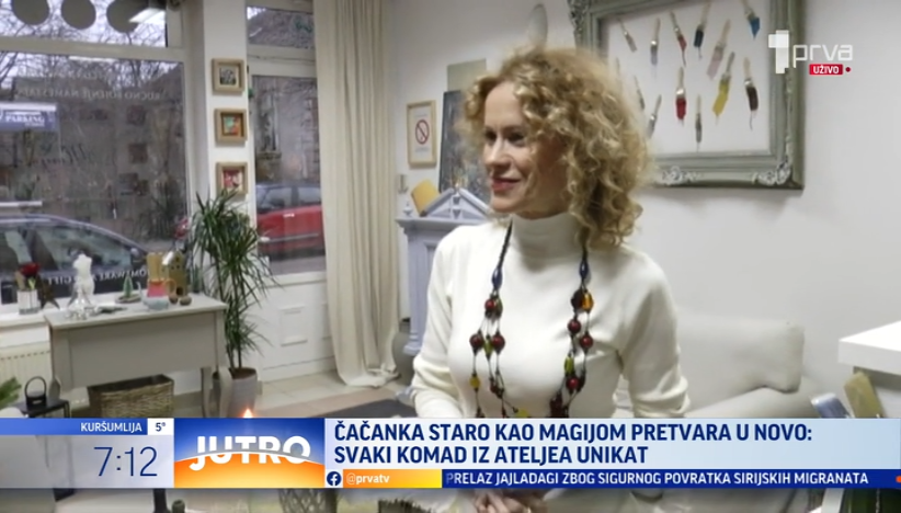 Čačanka staro pretvara u novo: Jedinstveni atelje u gradu