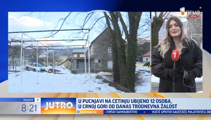 U pucnjavi na Cetinju ubijeno 12 osoba, u Crnoj Gori od danas trodnevna žalost