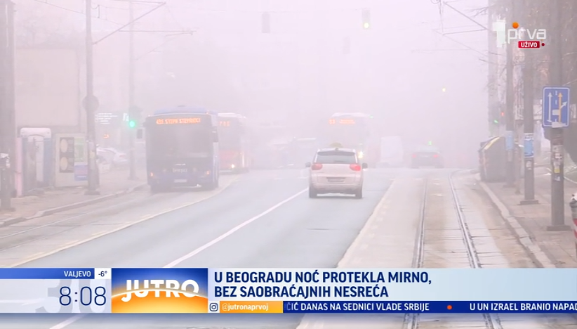 Mirna noć u Beogradu