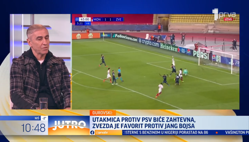 Boško Đurovski pred meč Crvena zvezda - PSV