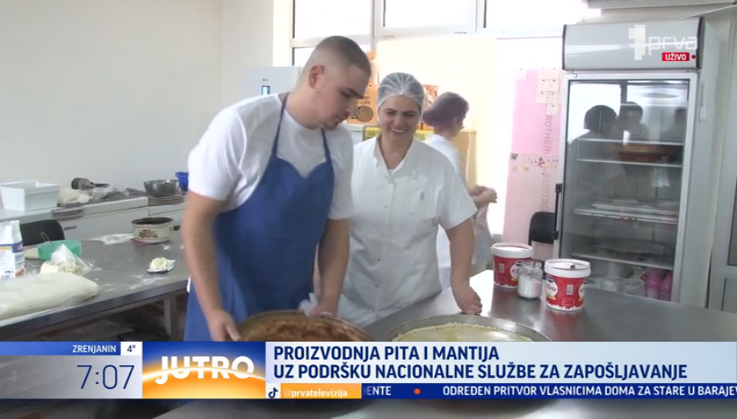 Proizvodnja pita i mantije uz podršku NSZ