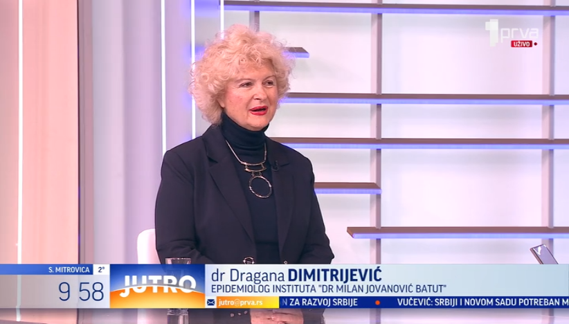 Dr Dragana Dimitrijević, epidemiolog, o trenutnoj situaciji u zemlji