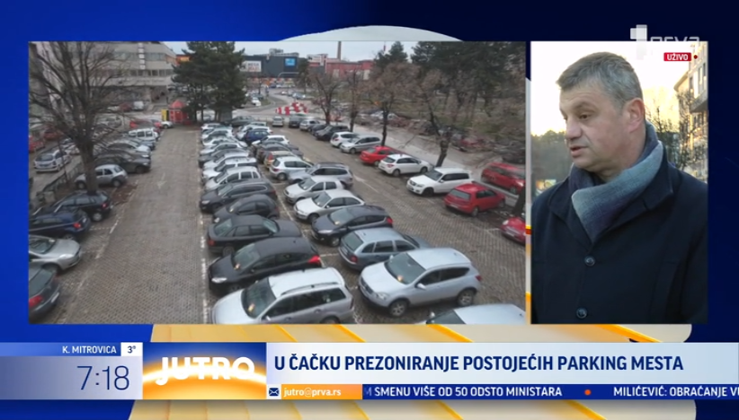 Prezoniranje parking mesta u Čačku: Evo kakve promene se uvode u ekstra zoni