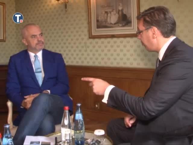 Vučić i Rama u Parizu: Cilj je bolja saradnja / VIDEO