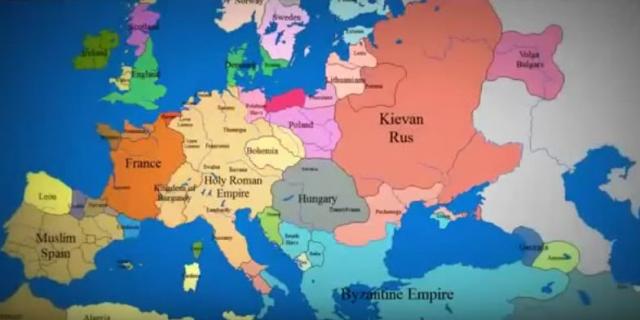 Kako su se granice Evrope menjale u poslednjih 1000 godina /VIDEO