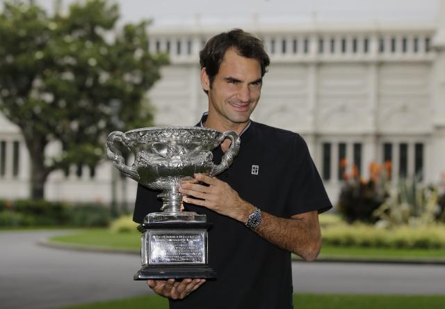 Kako je Federer proslavio titulu...
