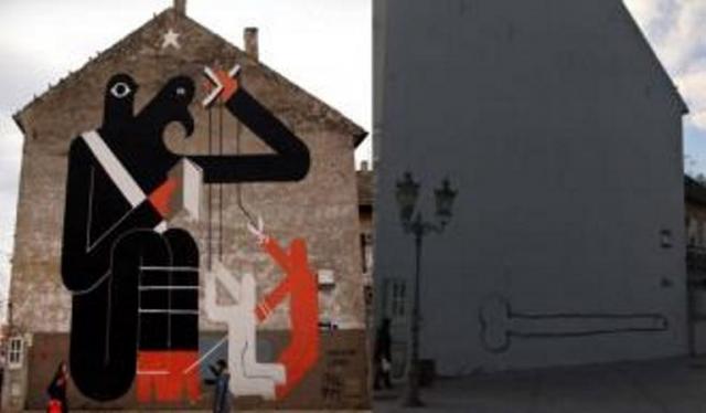 Borba za zid: Ko je prekreèio mural èuvenog umetnika u NS?