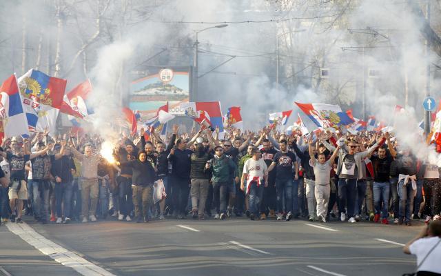Russian football fans stabbed in Belgrade; unclear by whom