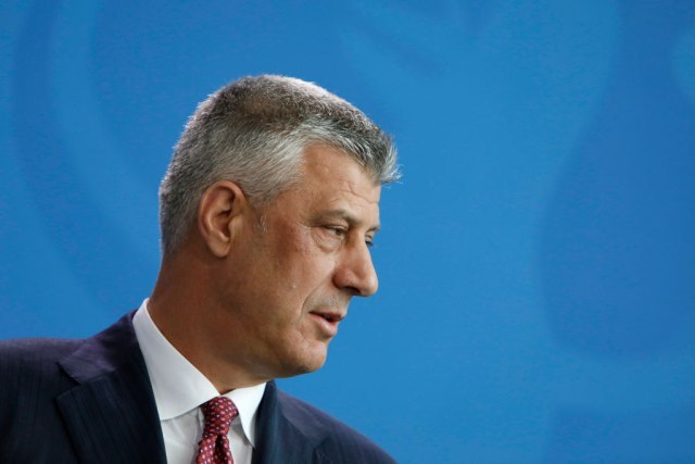Thaci shares link to article saying North will go to Serbia