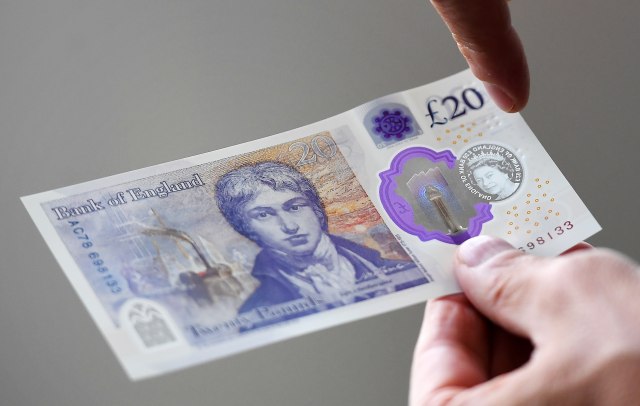 Banka Engleske predstavila novu novčanicu od polimera