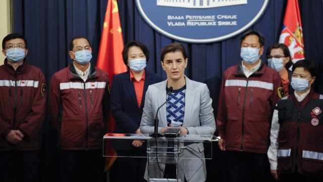 Oproštajni prijem za kineske struènjake u Vladi Srbije