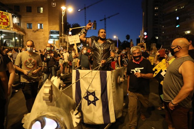 Najveæe demonstracije protiv Netanjahua, u Jerusalimu demonstriralo više od 10.000 ljudi VIDEO