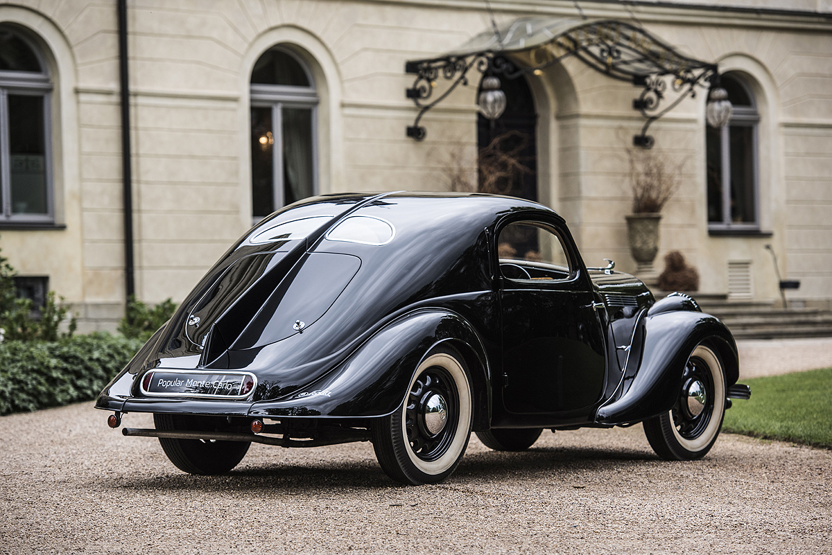 1936: Skoda popular Monte Carlo Coupe