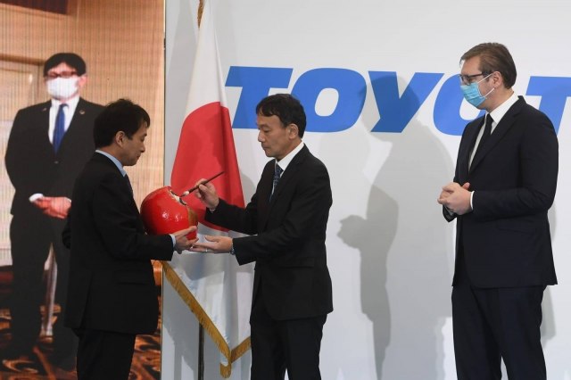 The foundation stone laid for Toyo Tires manufactory plant in Indjija VIDEO