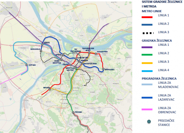 Sledi Reorganizacija Prevoza U Beogradu: Kako će Se Metro Povezati FOTO ...