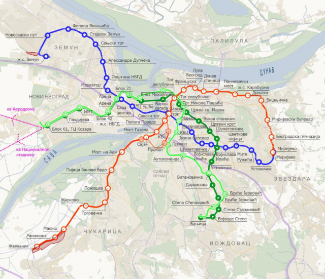 Menja se trasa metroa, stiže i na Cerak i Vidikovac; 