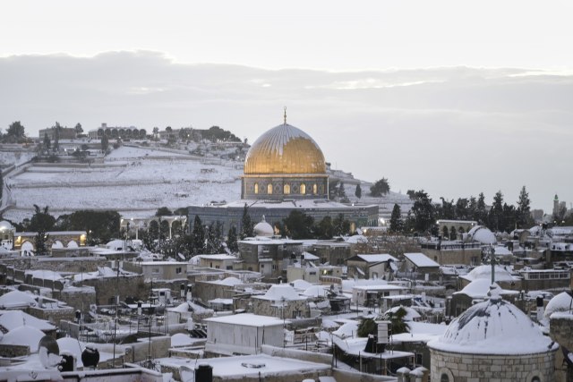 Jerusalim pod snegom; Ovo mnogi retko dožive  FOTO