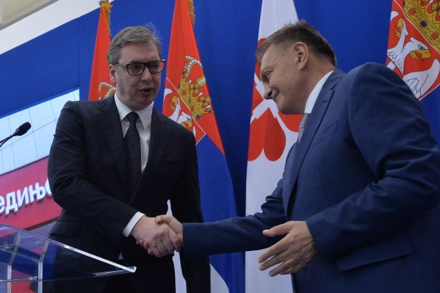 Vučić at the opening of the new building of the 