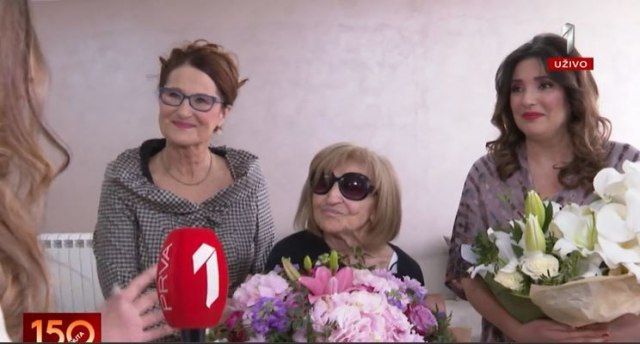 Glumci "Igre sudbine" spremili tortu za Miru Banjac uoèi 500. epizode serije