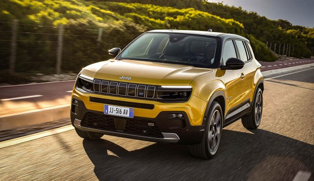 Prvi potpuno električni Jeep: Avenger stiže na puteve 2023. FOTO