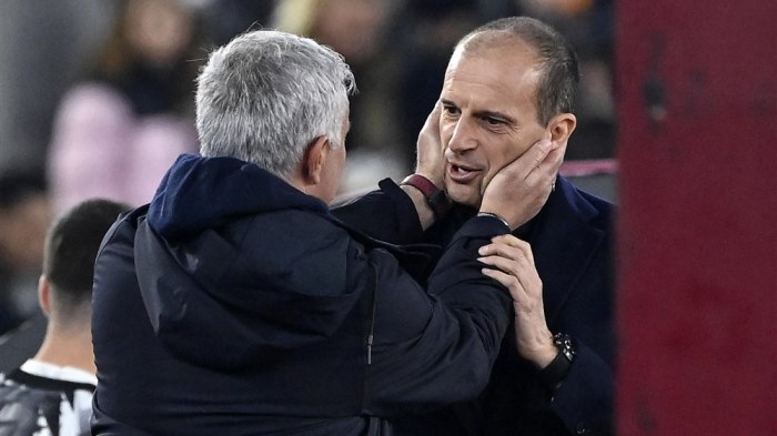 Mourinho: Rispetto Allegri, corrispondiamo