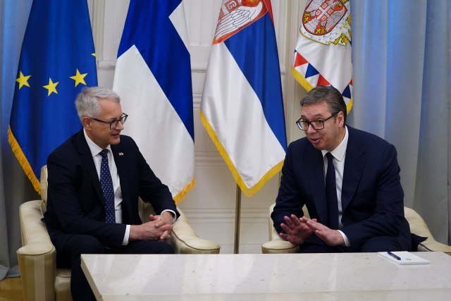 Aleksandar Vuèiæ primio ambasadora Finske u oproštajnu posetu