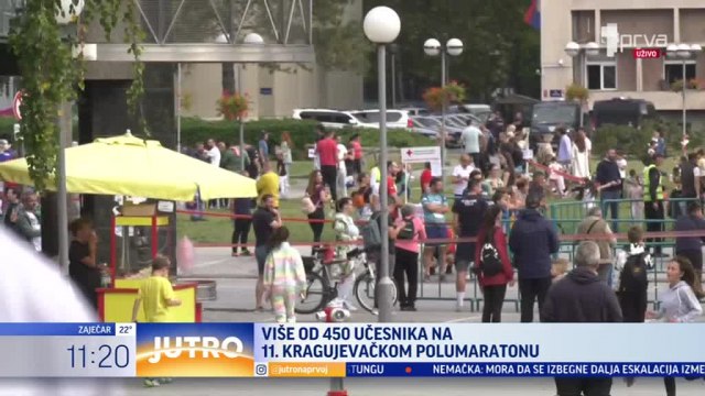 Rekordan broj takmičara na polumaratonu u Kragujevcu VIDEO